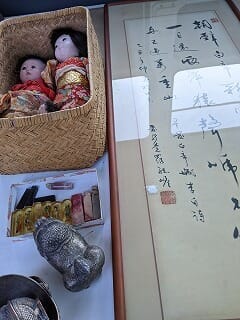 市松人形や印材のイメージ