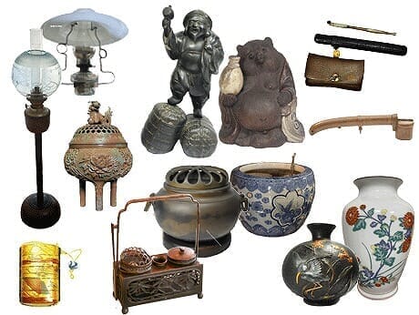 骨董品　江戸期　角福　セット売り　古美術　アンティーク 楽天市場】骨董○古伊万里染付六角盃台○ | 江戸中期-18世紀頃